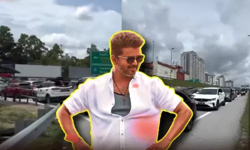 Fans are flocking to Malaysia... causing a 5 km long traffic jam