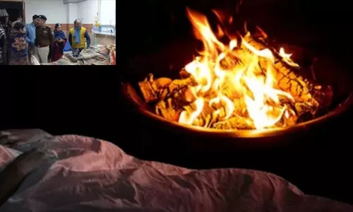 குளிருக்கு வீட்டில் தீ மூட்டிய குடும்பத்தினர்; மூச்சுத்திணறி 4 பேர் பலி