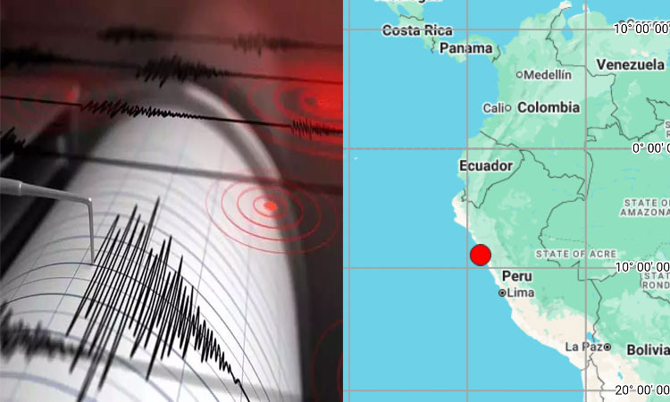 பெருவில் நிலநடுக்கம்; ரிக்டர் அளவில் 6 ஆக பதிவு