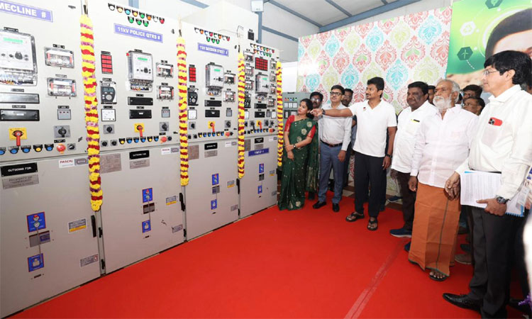 சென்னை: ரூ.18.24 கோடி மதிப்பில் கட்டப்பட்ட துணைமின் நிலையத்தை தொடங்கி வைத்தார் உதயநிதி ஸ்டாலின்