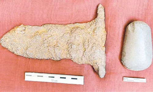 தென்பெண்ணை ஆற்றில் பழங்கால தொல்பொருட்கள் கண்டெடுப்பு