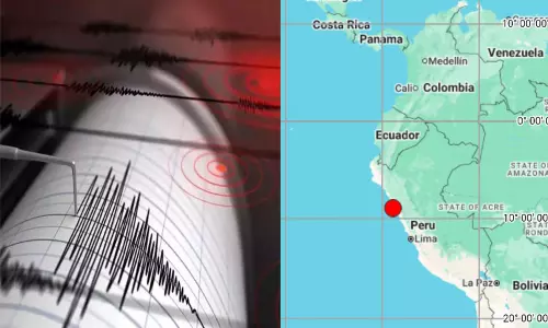 பெருவில் நிலநடுக்கம்; ரிக்டர் அளவில் 6 ஆக பதிவு பெருவில் நிலநடுக்கம்; ரிக்டர் அளவில் 6 ஆக பதிவு
