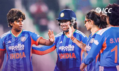 4வது டி20 போட்டி: இலங்கையை வீழ்த்தி இந்திய மகளிர் அணி வெற்றி 4வது டி20 போட்டி: இலங்கையை வீழ்த்தி இந்திய மகளிர் அணி வெற்றி