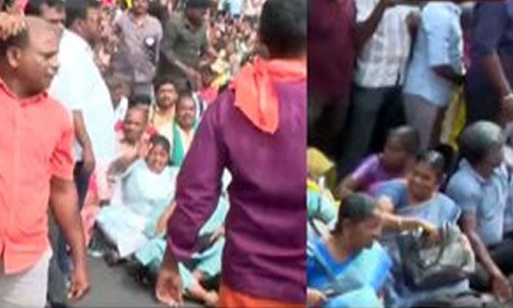 சென்னை மெரினாவில் இடைநிலை ஆசிரியர்கள் போராட்டம் - கைது