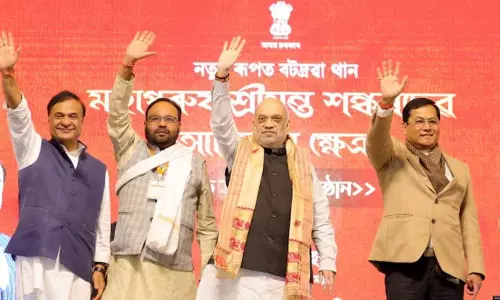 ஊடுருவல்காரர்களை நாட்டை விட்டு வெளியேற்றுவோம் ; அசாமில் அமித்ஷா பேச்சு