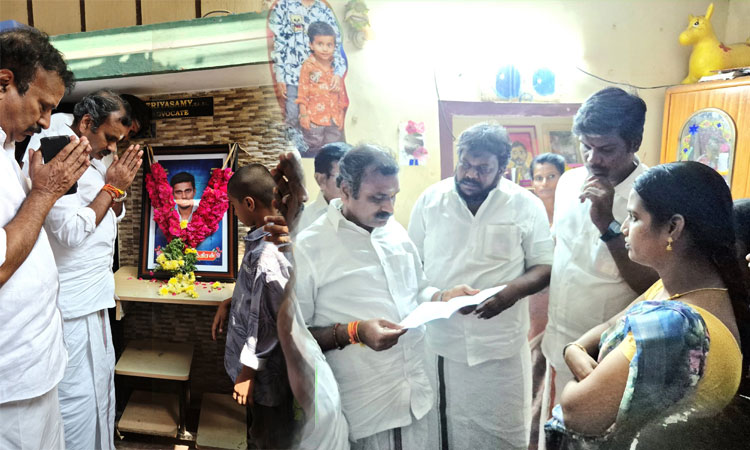 திருப்பரங்குன்றம் விவகாரத்தில் உயிரிழந்த இளைஞரின் வீட்டிற்கு சென்று எல்.முருகன் ஆறுதல்