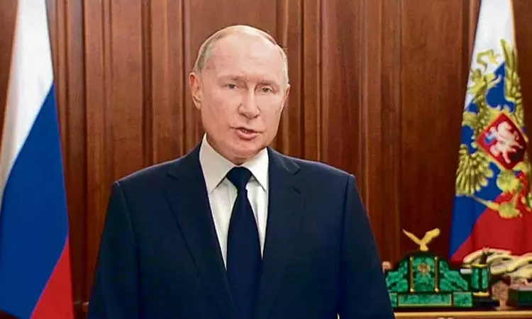 இந்தியா உள்பட உலக நாடுகளின் தலைவர்களுக்கு ஆங்கில புத்தாண்டு வாழ்த்து தெரிவித்த ரஷிய அதிபர் புதின் இந்தியா உள்பட உலக நாடுகளின் தலைவர்களுக்கு ஆங்கில புத்தாண்டு வாழ்த்து தெரிவித்த ரஷிய அதிபர் புதின்