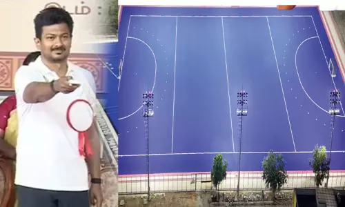 கோவையில் சர்வதேச ஆக்கி மைதானம்: உதயநிதி ஸ்டாலின் திறந்து வைத்தார்