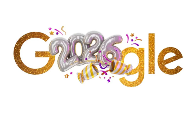 விடைபெறும் 2025 ...வருக..வருக.. 2026 கூகுள் சிறப்பு டூடுல் வெளியீடு