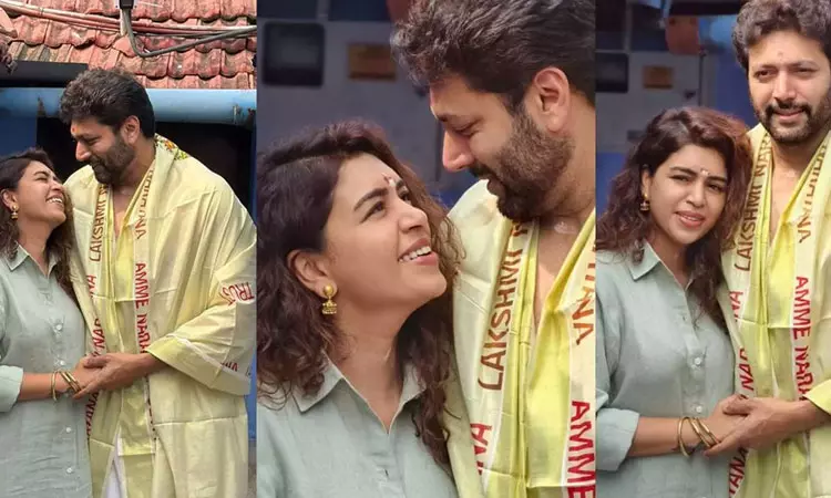 பாடகி கெனிஷாவுடன் புத்தாண்டு கொண்டாடிய ரவி மோகன்