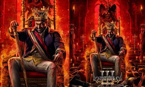 டிமான்ட்டி காலனி 3 படத்தின் பர்ஸ்ட் லுக் வெளியானது!