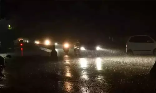 தென்காசி, குற்றாலம் பகுதிகளில் இடி மின்னலுடன் கூடிய பலத்த மழை