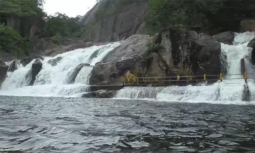 மணிமுத்தாறு அருவியில் குளிப்பதற்கு 2 வது நாளாக தடை
