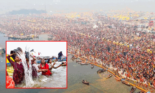 மகாமேளா தொடங்கியது... பிரயாக்ராஜில் கடும் குளிரிலும் லட்சக்கணக்கானோர் புனித நீராடல்