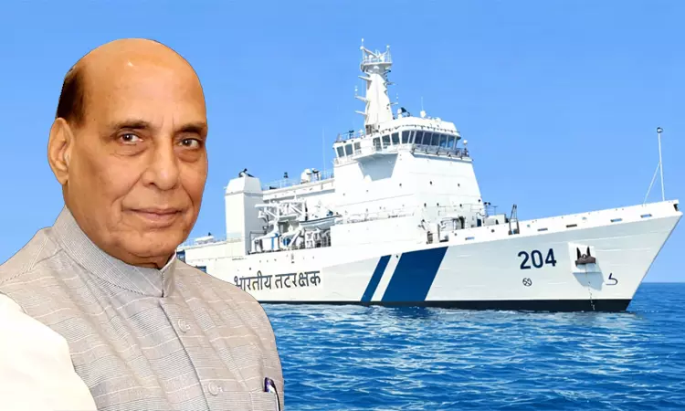 ‘சமுத்திர பிரதாப்’ கப்பலை இன்று நாட்டுக்கு அர்ப்பணிக்கிறார் ராஜ்நாத் சிங் ‘சமுத்திர பிரதாப்’ கப்பலை இன்று நாட்டுக்கு அர்ப்பணிக்கிறார் ராஜ்நாத் சிங்