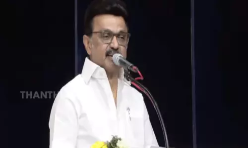 பராசக்தி வசனத்தை பேசி பள்ளியில் பரிசு பெற்றவர் ஏவிஎம் சரவணன்: முதல் அமைச்சர் மு.க. ஸ்டாலின் பராசக்தி வசனத்தை பேசி பள்ளியில் பரிசு பெற்றவர் ஏவிஎம் சரவணன்: முதல் அமைச்சர் மு.க. ஸ்டாலின்