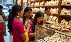 ஒரே நாளில் சவரனுக்கு ரூ.1280 கூடிய ஆபரணத் தங்கத்தின் விலை