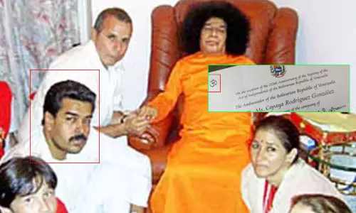 சாய்பாபாவின் தீவிர பக்தரா நிக்கோலஸ் மதுரோ...? பரபரப்பு தகவல் வெளியீடு