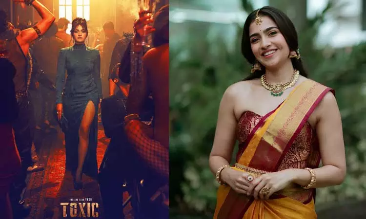 ’டாக்ஸிக்’ படத்தில் ருக்மணி வசந்த்.. கவனம் ஈர்க்கும் பர்ஸ்ட் லுக் ’டாக்ஸிக்’ படத்தில் ருக்மணி வசந்த்.. கவனம் ஈர்க்கும் பர்ஸ்ட் லுக்