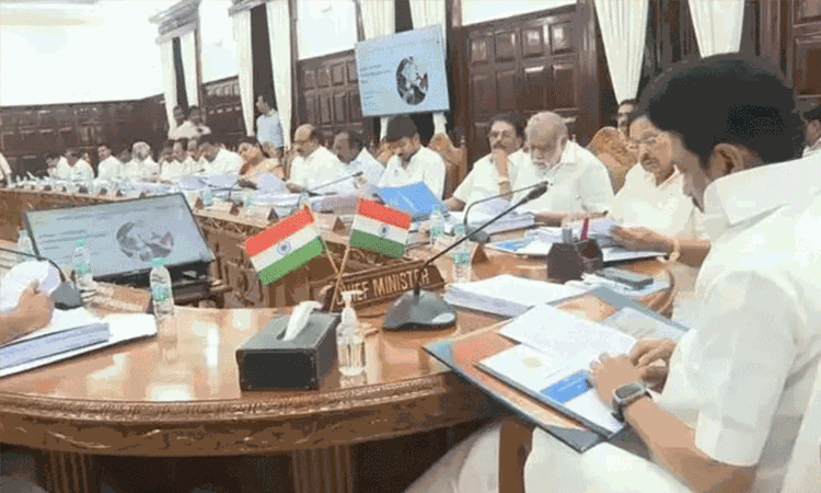 முதல்-அமைச்சர் மு.க.ஸ்டாலின் தலைமையில் அமைச்சரவை கூட்டம் தொடங்கியது