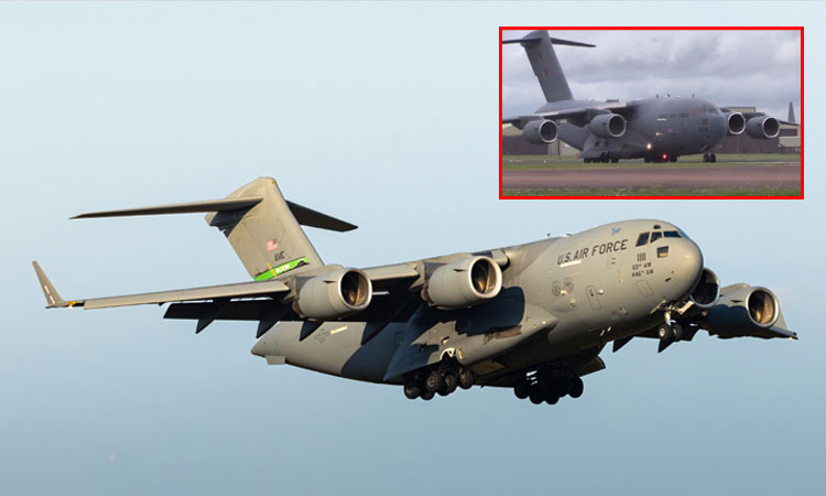 இங்கிலாந்து விமான தளங்களில் வந்திறங்கிய அமெரிக்க போர் விமானங்கள்; ஈரானை தாக்க முடிவா?