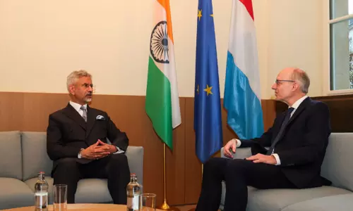 நிதி சேவைகள், முதலீடுகள், தொழில்நுட்பம் பற்றி லக்சம்பர்க் பிரதமருடன் ஆலோசனை: மத்திய மந்திரி ஜெய்சங்கர்