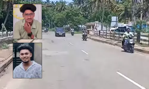 குமரியில் இருசக்கர வாகனம் மீது பள்ளி பேருந்து மோதி விபத்து - 2 இளைஞர்கள் உயிரிழப்பு