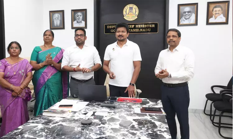 ‘இது நம்ம ஆட்டம் 2026’ போட்டிகளுக்கான இணையதள முன்பதிவினை தொடங்கி வைத்தார் உதயநிதி ஸ்டாலின் ‘இது நம்ம ஆட்டம் 2026’ போட்டிகளுக்கான இணையதள முன்பதிவினை தொடங்கி வைத்தார் உதயநிதி ஸ்டாலின்