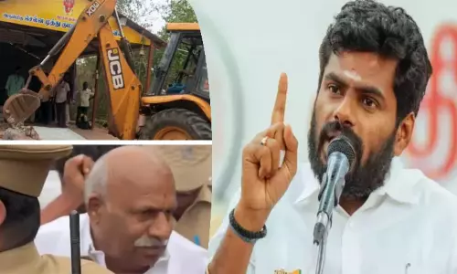 திருப்பூரில் பழமையான முருகன் கோவில் இடிப்பு: அண்ணாமலை கண்டனம்