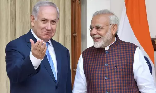 இஸ்ரேல் பிரதமர் நெதன்யாகுவுடன் பிரதமர் மோடி பேச்சு