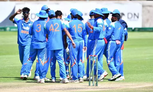 இளையோர் கிரிக்கெட்: தென்ஆப்பிரிக்காவை வீழ்த்தி தொடரை முழுமையாக கைப்பற்றிய இந்தியா