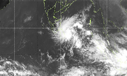 காற்றழுத்த தாழ்வு மண்டலத்தின் நகரும் வேகம் அதிகரிப்பு