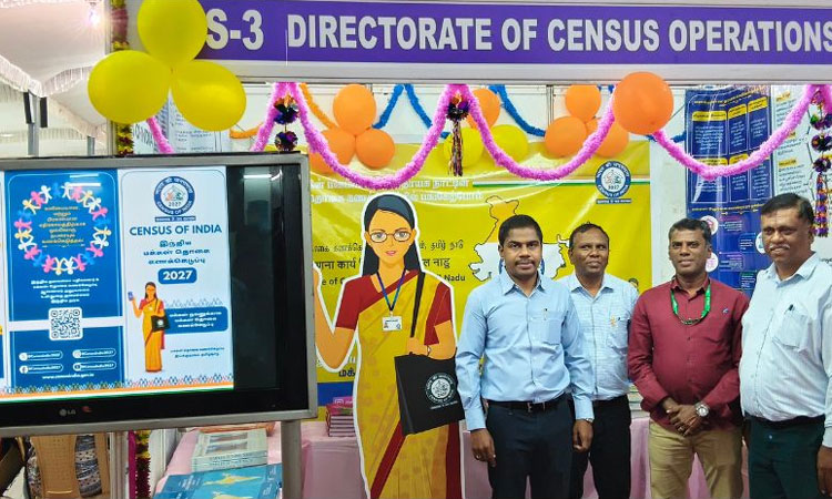 சென்னை புத்தகக் கண்காட்சியில் சென்சஸ் மையம் - பொதுமக்கள் பார்வையிட அழைப்பு