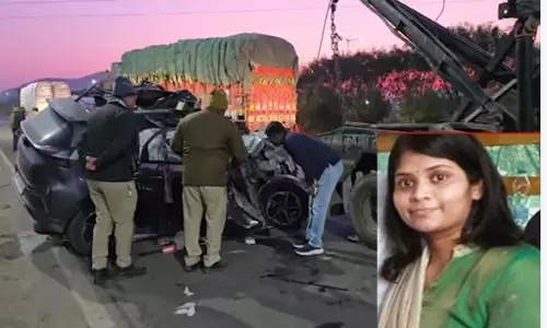 மத்தியபிரதேசம்: கார் விபத்தில் முன்னாள் மந்திரியின் மகள் உள்பட 3 பேர் பலி