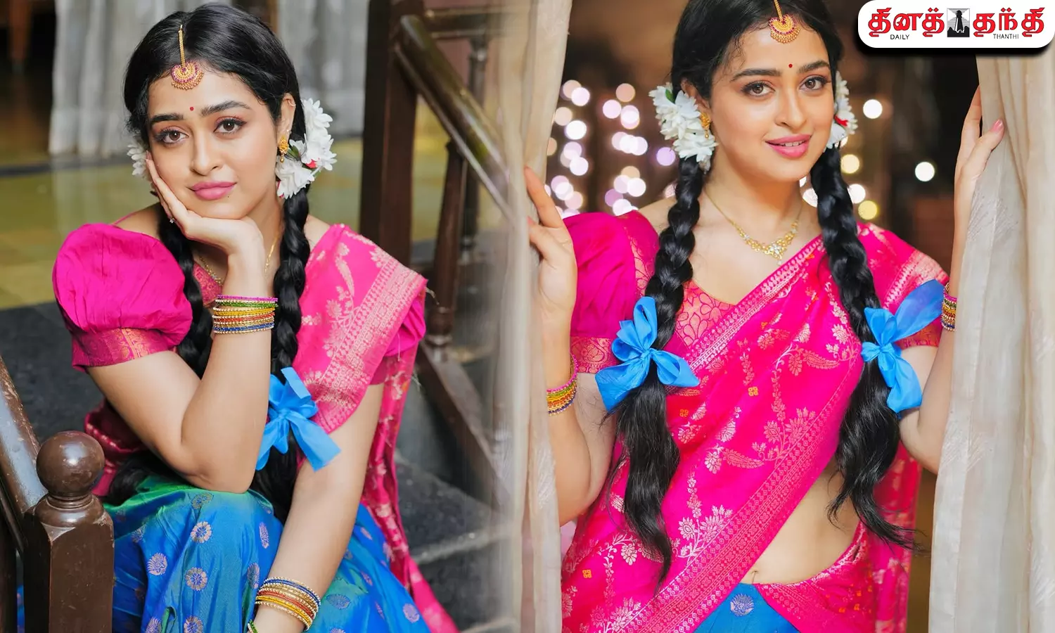 தாவணியில் நடிகை அப்சரா ராணி!