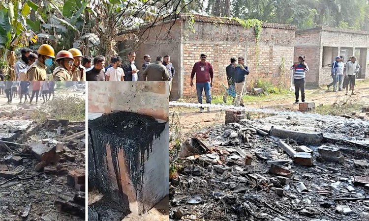 மேற்கு வங்காளம்: பட்டாசு ஆலையில் வெடி விபத்து - 4 பேர் படுகாயம்