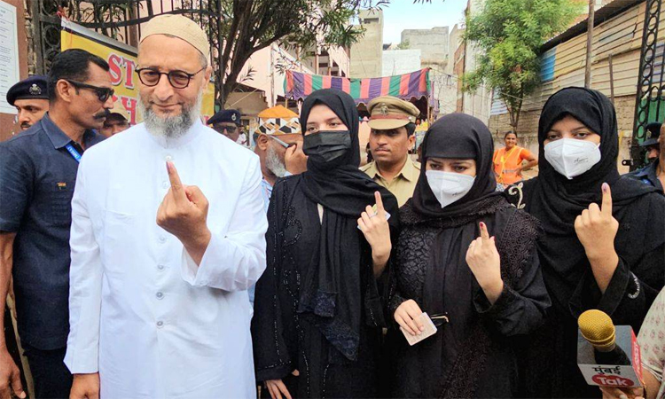 ஹிஜாப் அணிந்த பெண் இந்தியாவின் பிரதமராக வருவார் - அசாதுதீன் ஓவைசி பேச்சு