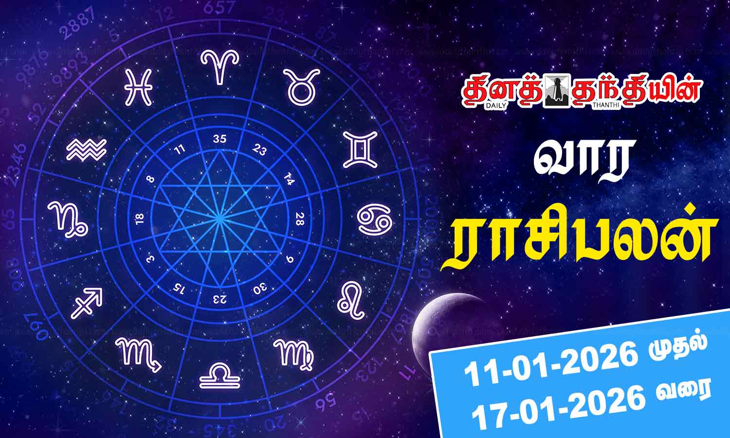 வார ராசிபலன்: 11.01.2026 முதல் 17.01.2026 வரை