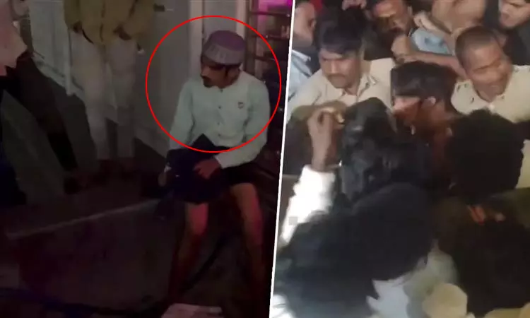 தெலுங்கானா: கோவிலில் சாமி சிலை முன் சிறுநீர் கழித்த இளைஞர் - அதிர்ச்சி சம்பவம் தெலுங்கானா: கோவிலில் சாமி சிலை முன் சிறுநீர் கழித்த இளைஞர் - அதிர்ச்சி சம்பவம்