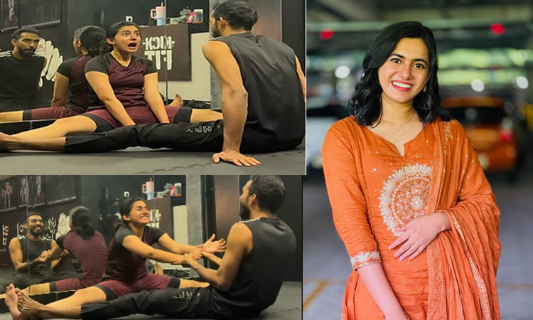 வைரலாகும்  நடிகை பெமினா ஜார்ஜின்  உடற்பயிற்சி வீடியோ