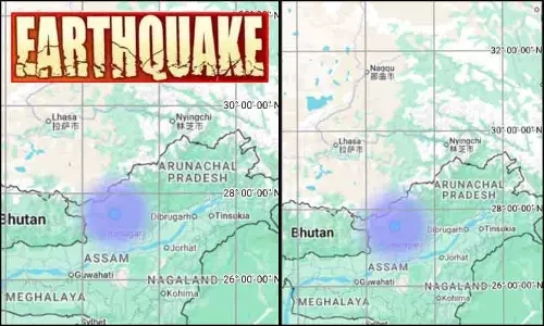 அருணாச்சல பிரதேசத்தில் ஒரே நாளில் அடுத்தடுத்து இரண்டு முறை நிலநடுக்கம்
