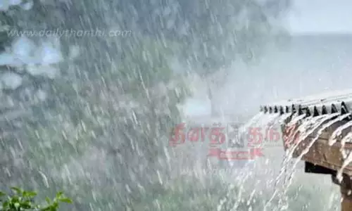 வளிமண்டல கீழடுக்கு சுழற்சி: 7 மாவட்டங்களில் இன்று கனமழைக்கு வாய்ப்பு