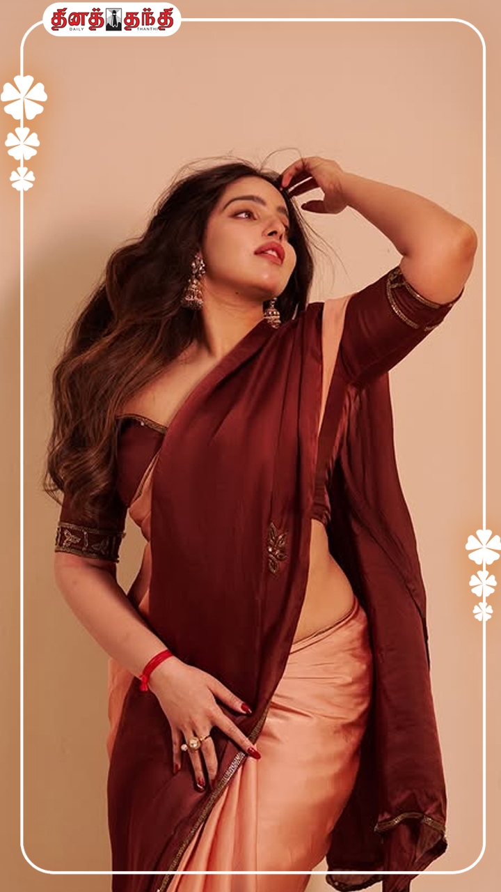 சேலையில் நடிகை மாளவிகா மேனன்.!