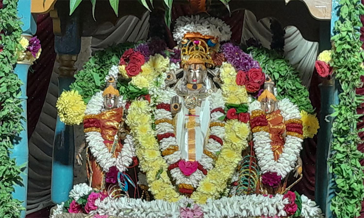 பரமத்தி வேலூர் லட்சுமி நாராயண பெருமாள் கோவிலில் கூடாரவல்லி விழா