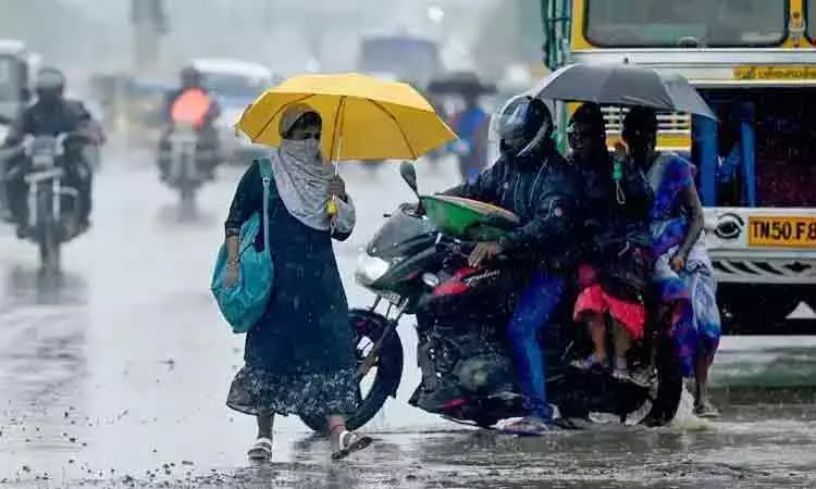 6 மாவட்டங்களில் மாலை 4 மணி வரை மழைக்கு வாய்ப்பு