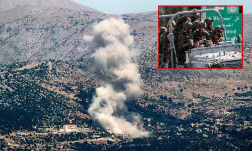 லெபனானில் ஹிஸ்புல்லா ஆயுத கிடங்கு மீது இஸ்ரேல் தாக்குதல்