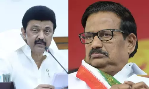 கே.எஸ்.அழகிரி மனைவி மறைவு: தொலைபேசியில் தொடர்பு கொண்டு முதல்-அமைச்சர் மு.க.ஸ்டாலின் இரங்கல்