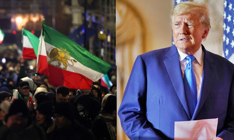 தொடர்ந்து போராடுங்கள்... உதவி வந்துகொண்டிருக்கிறது; ஈரான் மக்களுக்கு டிரம்ப் ஆதரவு