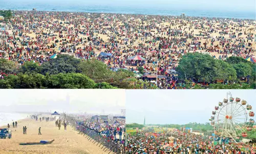 காணும் பொங்கல்: சென்னையில் பாதுகாப்பு பணியில் 16 ஆயிரம் போலீசார்... கடலில் குளிக்க தடை