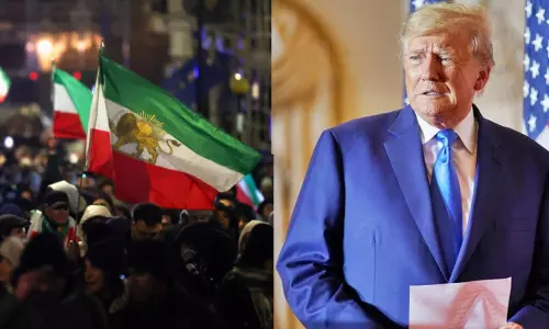 தொடர்ந்து போராடுங்கள்... உதவி வந்துகொண்டிருக்கிறது; ஈரான் மக்களுக்கு டிரம்ப் ஆதரவு